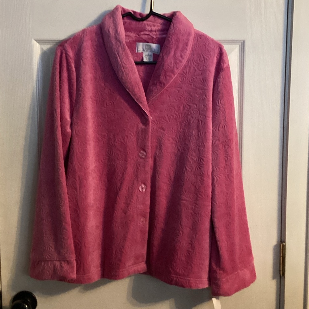 NWT Women's Pink Bed Jacket